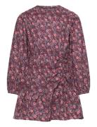 Ruched Floral Dress Patterned Mango