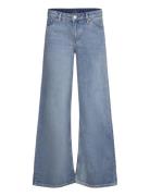 Imoo Low Waist Wide Leg Jeans Blue Monki