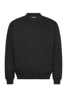 Relaxed Heavy Sweatshirt Black Weekday