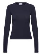 Slim Fitted Long Sleeve Navy Weekday