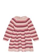 Dress Ls Y/D Knit Pink Minymo