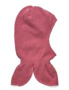 Balaclava Structure Knit Pink Minymo