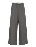 Ivy-Alanis Sporty Pant Pin Stripe G Grey IVY Copenhagen