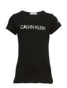 Institutional Slim T-Shirt Black Calvin Klein