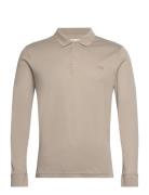 Liquid Touch Slim Ls Polo Beige Calvin Klein