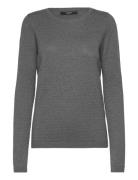 Vmmcare Structure Ls O-Neck Blou Noos Grey Vero Moda Maternity