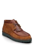 Kenney Mid Suede/Lthr Brown Fred Perry