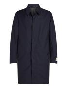 Travel Twill Tech Wool Carcoat Navy Calvin Klein