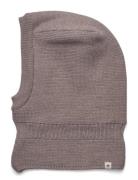 Balaclava Wool Knit Windstop Beige Huttelihut