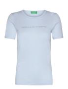 Short Sleeves T-Shirt Blue United Colors Of Benetton