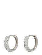 The Baby Pave Huggies-Silver Silver LUV AJ