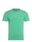 Custom Slim Fit Jersey Crewneck T-Shirt Green Polo Ralph Lauren