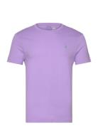 Custom Slim Fit Jersey Crewneck T-Shirt Purple Polo Ralph Lauren