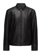 Leather Jacket Black Polo Ralph Lauren