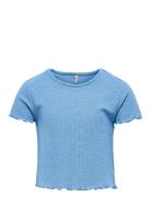 Kognella S/S O-Neck Top Noos Jrs Blue Kids Only