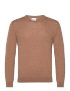 Extrafine Merino Wool C-Neck Brown GANT