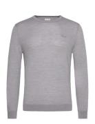 Extrafine Merino Wool C-Neck Grey GANT