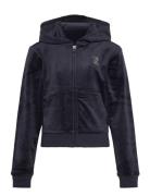 Jc Diamante Zip Thru Hood Navy Juicy Couture