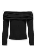 Kogamour L/S Offshoulder Top Cp Jrs Black Kids Only