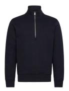 Regular-Fit Zip-Neck Sweatshirt Navy Mango