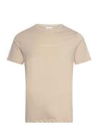 Lindbergh Print Tee S/S Cream Lindbergh