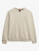 Essential Logo Crew Sweatshirt Cream Superdry