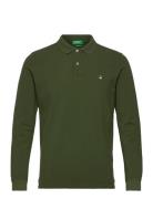 L/S Polo Shirt Khaki United Colors Of Benetton