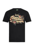 Vl Tokyo Relaxed Tee Black Superdry