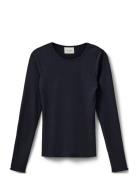 Patriciasy T-Shirt Long Sleeve Navy Sofie Schnoor Young