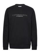 O-Neck Printed Sweat Black Lindbergh