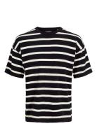 Jjeemil Knit Tee Ss Ln Black Jack & J S