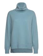 Relaxed Turtle-Neck Sweater Blue Filippa K