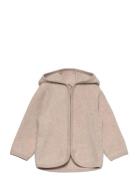 Jacket Ears Cotton Fleece Cream Huttelihut