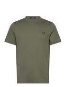 Ringer T-Shirt Green Fred Perry