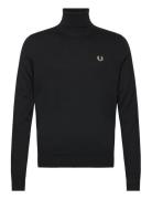 Roll Neck Jumper Black Fred Perry