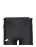 Adidas Colorblock 3-Stripes Swim Boxer Black Adidas Performance