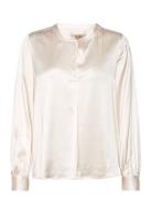 Mmenfa Satin Blouse Cream MOS MOSH