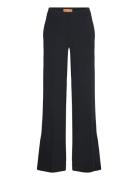 Flared Long Pants, 2273 Crepe Black STINE GOYA