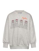 Agatha Dogs Sp Sweatshirt Grey Mini Rodini