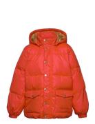 Heavy Hooded Puffer Jacket Red Mini Rodini