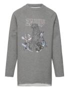 Long Sleeved Dress Grey Zadig & Voltaire Kids