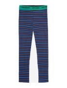 Ribbed Stripes Legging Brown Bobo Choses