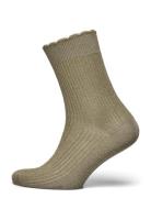 Julia Glitter Socks Khaki Mp Denmark