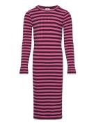 5X5 Classic Stripe Dubina Dress Pink Mads Nørgaard