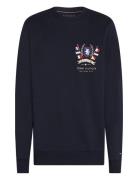 Hilfiger Color Crest Sweatshirt Navy Tommy Hilfiger