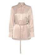 Joni Belted Over D Shirt Beige Dante6
