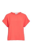 Vijosa S/S Top - Noos Orange Vila