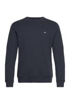 M Crew Neck Sweat Navy J. Lindeberg