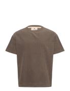 Akvillads Corduroy S/S Tee Brown Anerkjendt