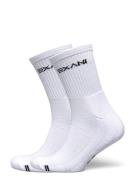 Regular Cut Sock 2-Pack M White Exani